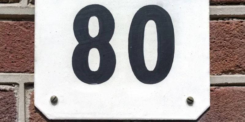 Ý nghĩa con số 80 theo quan niệm dân gian